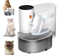 Yagerod Avemon Smart Pet Water Fountain, Wireless pour-Over Cat Water Fountain, Smart Pet Water Fountain No Filter, with Self-Refill Tipping Sewage Separation Pet Water Dispenser
