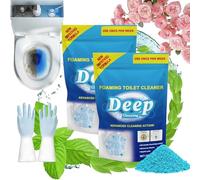 Yagerod Bowlrefresher Foaming Toilet Cleaner, Foam Toilet Cleaner, 2025 New Bowl Cleaner Powder Packets, Toilet Bowl Cleaner, Deep Cleaning(2PCS)