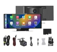 Yagerod Cartablet PRO Max 2025, Car Tablet PRO Max 2025 with Reverse Camera, GPS Navigation Voice Control Wireless 4k Dual Lens, 10.26" HD Portable Carplay & Android Auto Screen