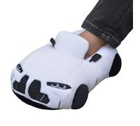 Yagerod Cozy G80 M3 Slippers, Warm Plush Sneaker Slippers Casual Slip on Warm House Shoes, Simulation Car Plush Slippers(White B)