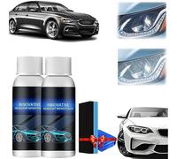 Yagerod Powerful Advance Headlight Repair Agent, 2023 New Car Headlight Repair Fluid, Innovative Headlight Repair Polish, Headlight Repair Polish, Head Light Lens Restore (50ML*2)