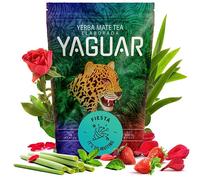 Yaguar Fiesta 500 g | Yerba Mate con Fragola, Menta e Citronella | Mix Aromatico Naturale | Bevanda Perfetta per Ogni Momento