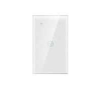 Yagusmart US Interruttore Intelligente Luce Wireless WiFi da Muro,Compatibile con Amazon Alexa, Google Home e IFTTT,Controllo Vocale,App Controllo Remoto,Funzione Timer (1 gang)