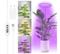 YAHAMOO Lampada per piante LED a spettro completo, lampada da coltivazione grande 160 cm per piante da interno, lampada da coltivazione a LED regolabile in altezza per fiori con timer 3/9/12