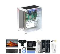 Yahboom 10.1-inch Display (with Stand) Mini Chassis PD Power Adapter Heat Sink Wireless Keyboard USB Camera (Without Pi5 Ultimate Kit)