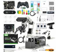 Yahboom 6-DOF Robotic Arm, 3D Space Grasping, Python Programming Support, Compatible with Jetson Motherboard, Movel Simulation Control and Trajectory Planning (Standard With Orin NX 16GB)
