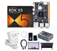 Yahboom 8GB RDK X5 Development Board 7-inch Screen Kit, 10 Tops | with Aluminum Alloy Heat Dissipation Shell, 7-inch Touch Screen, Power Supply, Local Deployment of Large Language Model