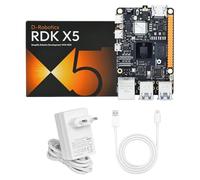 Yahboom 8GB RDK X5 Development Board Basic Kit 10 Tops High Computing Power | with Power Supply and Type C Data Cable, Suitable for University Programming Projects, AI Vision Projects