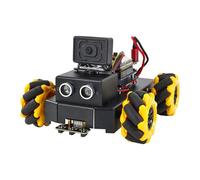 Yahboom AI Smart Robot Kit Compatible with IDE Electronic Building Kit for UNO R3, Ultrasonic Sensor, Bluetooth Module, Camera Module, STEM Kids Car Robot