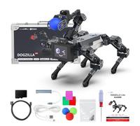 Yahboom Cane robot intelligente incarnato AI per Raspberry Pi, 15 Programmazione congiunta Bionic Robot Dog (con RPi CM4)