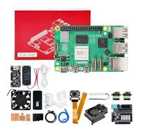 Yahboom for Raspberry Pi 5 8GB Kit with AI Voice Module, 27W 5.1V5A USB-C Power Supply,IMX219 Camera,Active Cooler,OpenClaw Extension Package（8GB-OpenClaw Ext Kit）