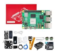 Yahboom for RPi 5 8GB Kit with AI Voice Module,27W 5.1V5A USB-C Power | IMX219 Camera,Active Cooler,OpenClaw Extension Package（8GB-OpenClaw Ext Kit）