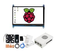 Yahboom HD 7-inch Display Pi5 Heat Sink Pi5 Case with Raspberry Pi5 (Pi 5 not included) (without Pi5 7 in Screen Kit)