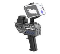 Yahboom Il dispositivo palmare Lidar Mapping può costruire mappe in tempo reale, supporta app per telefono cellulare, 2000 mAh, lunga durata della batteria, leggero e ad alta precisione (PALMSLAM Ver