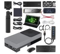 Yahboom Jetson A GX Thor Developer Board 128GB 2070 TFLOPS AI Performance, ROS2 Ubuntu 24.04 Openclaw Deployment (Ultimate Kit, 1TB+2TB)