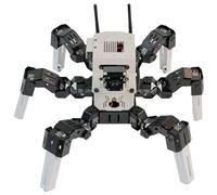 Yahboom Jetson Nano 4GB 18 DOF Bionic Hexapod Robot Development Kit AI Vision Wireless App Handle Control Open CV Programing Ubuntu System (with Nano)