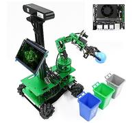 Yahboom Jetson Orin Nano 8GB SUPER Robot Kit ROS Program, APP Remote Control, 3D Mapping Navigation, Ubuntu AI Programming 6dof Robotic Arm, Voice Interaction(X3 Plus with Orin Nano 8GB SUPER)