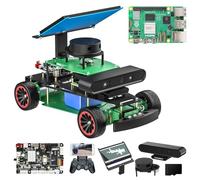Yahboom Jetson Orin Nano Raspberry Pi AI Smart Robotic Car Kit ROS2 Adulti Riconoscimento Vocale Conversazione, Pilota Automatico, Riconoscimento AI (R2 Sup Ver with Pi 5)