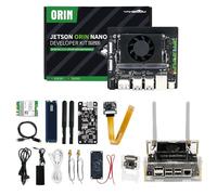 Yahboom Jetson Orin Nano SUPER 8GB Development Kit 67 Tops AI Large Model + IMX219 CSI Camera+Jetson Case +Development Board Ubuntu 22.04 ROS2 Data (Orin Nano 8GB AI Large Model Kit)