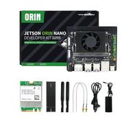 Yahboom Jetson Orin Nano Super 8GB Development Kit 67Tops, SSD Burning Enclosure, Ubuntu 22.04 System Artificial Intelligence Robot Kit (Orin Nano 8GB Without SSD K-it)
