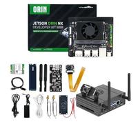 Yahboom Jetson Orin NX 8GB SUPER AI Large Model Kit,117 TOPS | 256GB SSD Ubuntu 22.04 System AI Large Model Heat Dissipation Suitable for Electronic Projects