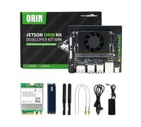Yahboom Jetson Orin NX Development Kit 117 Tops WiFi 256GB SSD Ubuntu 22.04 System AI Smart Robot Kit Heat Dissipation Suitable for Electronic Projects, Programmierung (Orin NX 8GB Dev kit)