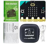 Yahboom Micrbit V2 Development Board, Duitable for a Variety of Robot Kits, Basic Programming Learning Kits, Children's Graphic Programming STEM Toys (Basic Storage kit)