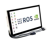 Yahboom Monitor Raspberry Pi da 10,1 pollici con pannello IPS 1920 x 1080 Touch Monitor 178° Full Viewing View Mobile Monitor for ROS Small Monitor Laptop/PC/RPi 5/4/3 Jetson Orin Horizon