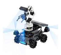 Yahboom Omnidirectional Mobile Robot,Orin Nano 8GB Controller | Equipped with Dual Radars for 360° Environmental Awareness,Robotic Arm,3D Depth Camera,ROS2