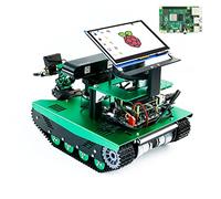 Yahboom Raspberry Pi 4B AI Robot ROS Tank Kit Transbot with Somatosensory Depth Camera 3D Scanner ROS Robotics Coding 2D 3D Mapping Navigation Electronics Building Kit for Adult (with Pi 4B-4G Ver.V)