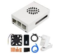 Yahboom Raspberry Pi5 Aluminum Case Passive Cooling, 27W 5.1V 5A USB C Power Supply, HDMI Cable Pi 5 NOT include (without Pi5 Metal Case Kit)