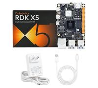Yahboom RDK X5 4GB Development Board 10 Tops Robot Development Board, with Power Supply and Type C Data Cable, Suitable for University Programming Projects, AI Vision Projects (4GB, Basic Kit)