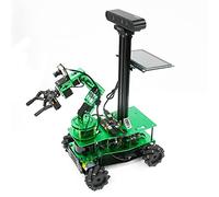 Yahboom Robot Kit for Jetson Orin Nano SUPER 6DOF Robot Arm, ROS Program, Remote Control, 3D Mapping Navigation, Ubuntu AI Programming, Voice Recognition Interaction (X3 Plus Without Orin Nano SUPER)