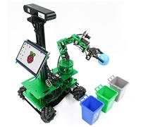 Yahboom Robot Kit for Raspberry Pi 5 16GB Development Board Python Programming ROS 6DOF Robotic Arm Aluminum Alloy Mecanum Wheel Chassis 3D Navigation Voice Interaction(X3 Plus Without Pi5 16GB)