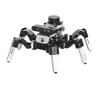 Yahboom ROS2 Robotics Programming Develop Six-Legged Robots Raspberry Pi AI Large Model Voice Module, LiDAR, Servos,Supports SLAM Mapping Navigation. (MUTO-RS 4ROS Ver Without Pi5)