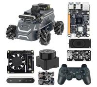 Yahboom ROS2 Smart Car Rosmaster M1 Multimodal AI Vision Large Model, SLAM Navigation Programming, Mecanum Wheels Robot(M1 Superior with RDK-X5-8GB)