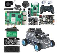 Yahboom ROSMASTER A1 ROS2 Robot Car Kit Ackerman Steering Chassis,AI Visual Recognition (A1-Ult-with-Pi5-8GB)
