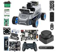 Yahboom ROSMASTER A1 ROS2 Robot Car Kit Ackerman Steering Chassis,AI Visual Recognition (A1-Ult-without-Nano)