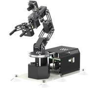 Yahboom RPi 5-4GB Controller,6-DOF Robotic Arm,350mm Arm Span,ROS2 Robot | USB HD Camera,Programming Education,Robotic Arm Programming Technology Learning,Suitable for ROS Developers（Basic Version）