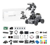 Yahboom RPi 5 4GB ROS2 Robotic,Depth camera (M1 Pro Superior with Pi5-4GB) | 3D Space Grasping,AI Large Language Models AI Vision,3D SLAM Mapping Navigation Supports Python Education