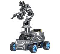 Yahboom RPi 5 4GB ROS2 Robotic,Robotic Arm (A1 Pro Standard with Pi5-4GB) | AI Large Language Models AI Vision, 3D SLAM Mapping Navigation Supports Python Education Mechanical Engineers
