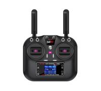 Yahboom Trasmettitore e ricevitore RC a 10 canali da 2,4 GHz FHSS e ricevitore a 10 canali con scatola per drone FPV, aereo RC, barca, auto, elicottero, 300-800 m di distanza (con ricevitore PWM)