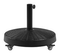 Yaheetech Base per Ombrellone da Giardino in Resina con Ruote da 25,3 kg Support