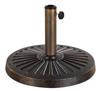 Yaheetech Base per Ombrellone da Giardino in Resina e Metallo Supporto 12 kg per