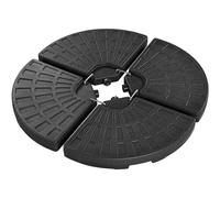 Yaheetech Base per Ombrellone Set 4 Pezzi Riempibile con Sabbia o Acqua 52L in H