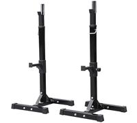 Yaheetech Coppia Rastrelliere Porta Bilancieri Supporti per Bilanciere Max 250 k