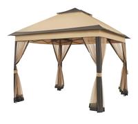 Yaheetech Gazebo da Giardino/Cerimonia 330 x 330 x 271-291 cm per
