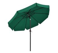 Yaheetech Ombrellone da Giardino Esterno con Bordatura 8 Stecche Manovella Paras