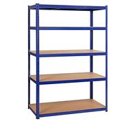 Yaheetech Scaffale Metallo Garage 180x120x60 cm 5 Ripiani Portata 875 kg