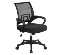 Yaheetech Sedia da Ufficio Scrivania Ergonomica a Rotelle Girevole Reclinabile